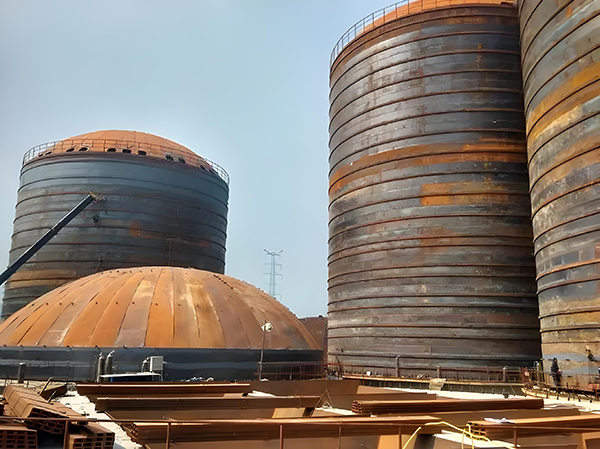 青铜峡焦粉钢板仓